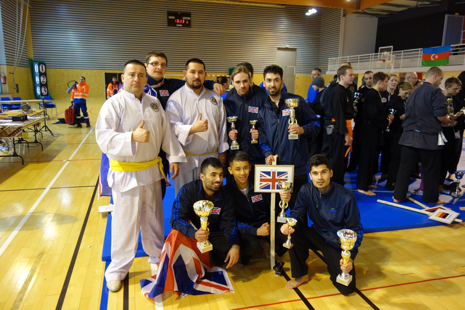 UK team at European Pencak Silat Championships 2013, France
